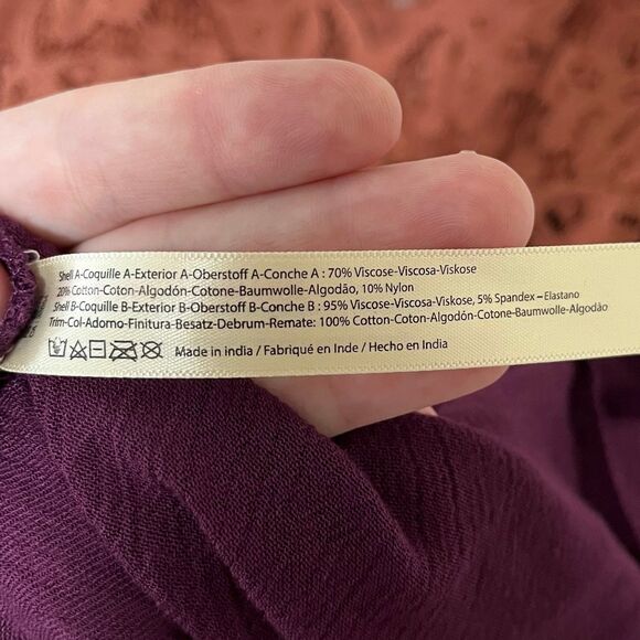 Free People Adella Slip Dress Copper Combo size Small - Picture 7 of 7